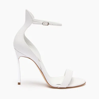 Casadei Cappa Blade Sandal - Woman Sandals White 38