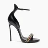 Casadei Cappa Blade Vegas - Woman Sandals Black 43 In Black