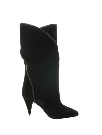 CASADEI CASADEI CASADEI 3/4 LENGTH BLACK SUEDE BOOT