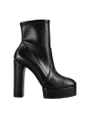 CASADEI CASADEI CASADEI ANKLE BOOTS WOMAN ANKLE BOOTS BLACK SIZE 8 LEATHER
