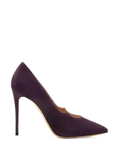 Casadei Cats Suede Pumps In Brown