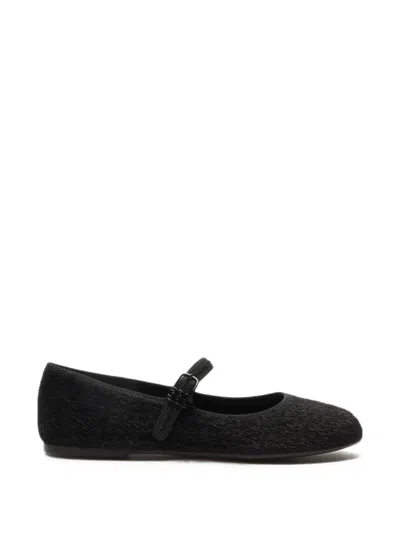 Casadei C-chain Ballet Flats In Black