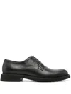 Casadei Cervo Leather Derby Shoes In Black