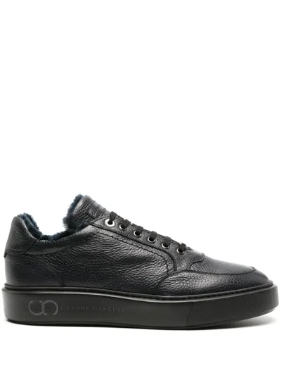 CASADEI CERVO LEATHER SNEAKERS