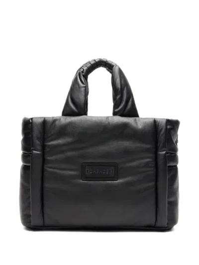 Casadei Chamonix Quilted Tote Bag In Black