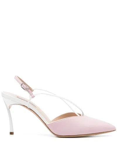 Casadei Chanel Menorca Tiffany T. 080 Shoes In White