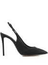 Casadei 100mm Slingback Pumps In Black