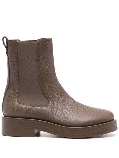 Casadei Charlie Ankle Boots In Grey