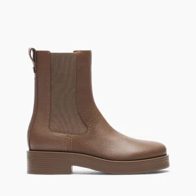 Casadei Charlie Leather Ankle Boots - Woman Ankle Boots Caribou 40