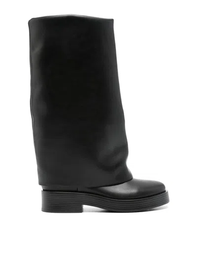 CASADEI CHARLIE LEATHER BOOTS