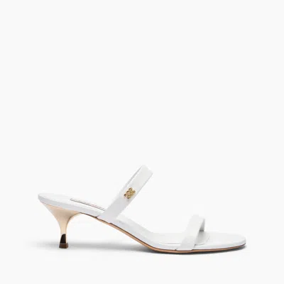 Casadei Chic Julia Kitten Mule - Woman Mules White 41 In Multi
