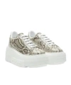 Casadei Nexus Basilisco Python-print Sneakers In Animal Print