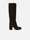 Casadei 'cleo' Brown Suede Boots In Brown