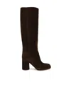 Casadei 'cleo' Brown Suede Boots