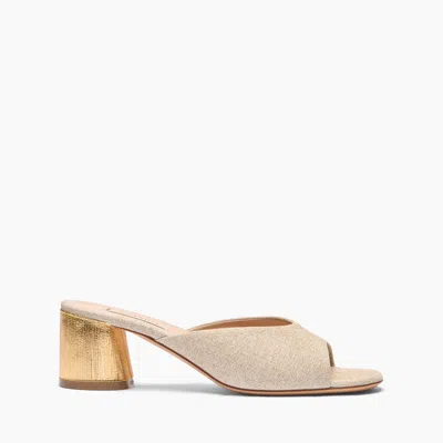 Casadei Cleo Opera Bellagio Mules - Woman Mules Gold 38.5