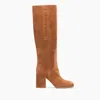 Casadei Cleo Suede High Boots - Woman High Boots Siena 39.5