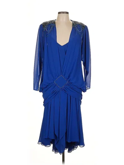 Pre-owned Casadei Cocktail Dress In Blue