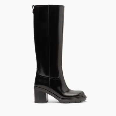 Casadei Concept Wizzard To The Knee Boots - Woman High Boots Black 40