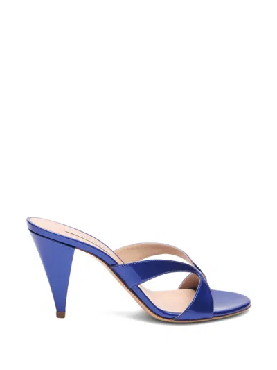 Casadei Cone-heel Sandals In Blue