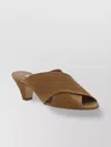 Casadei Crisscrossed Bands Suede Sandals