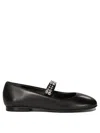 Casadei Woman Ballet Flats Black Size 8 Leather In Black
