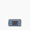 Casadei Denim Wallet - Woman Bags Denim And Saddle Qt In Denim And Saddle