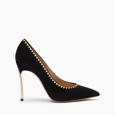 Casadei Divine Blade Pump - Woman Pumps And Slingback Gold Black 39.5