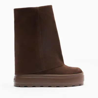 Casadei Double Face High Boots - Woman High Boots Bruciato 36.5