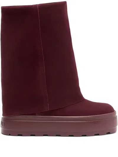 CASADEI DOUBLE FACE SUEDE BOOTS