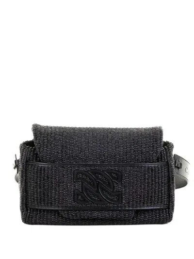 Casadei Drawstring-closure Shoulder Bag In Black