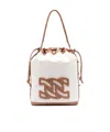 Casadei Drawstring Handbag In White