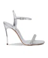 Casadei Julia 100 Leather Stiletto Sandals In Multi