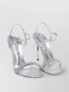 Casadei Embellished Metallic Open Toe Sandals