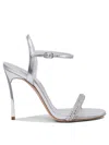 Casadei Embellished Metallic Open Toe Sandals