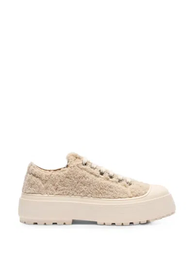 Casadei Explorer Faux-fur Sneakers In Multi