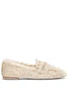 CASADEI FAUX-FUR LOAFERS