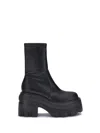 Casadei Faux Leather Ankle Boots