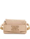 Casadei Flap-closure Shoulder Bag In Neutral