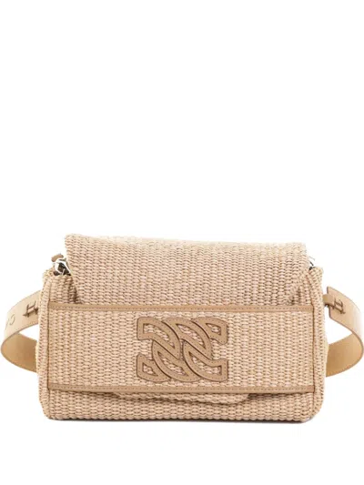 Casadei Flap-closure Shoulder Bag In Neutral