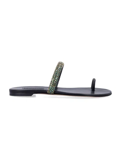 Casadei Flat Olympo Sandals