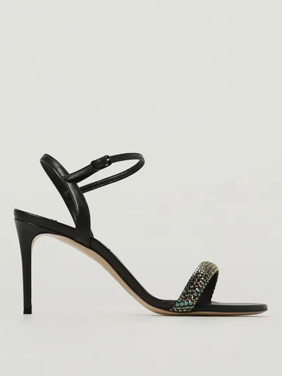 CASADEI HEELED SANDALS CASADEI WOMAN COLOR BLACK,G91587002