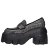 Casadei Flat Shoes Black In Nero Neri E Grigi