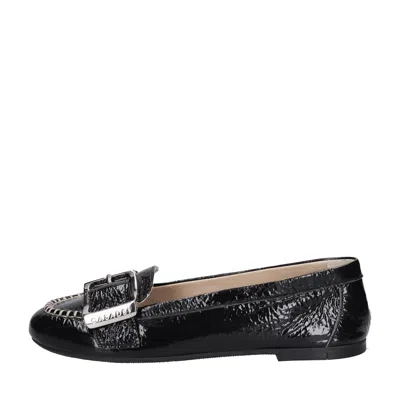 Casadei Low Shoes Black In Nero Neri E Grigi