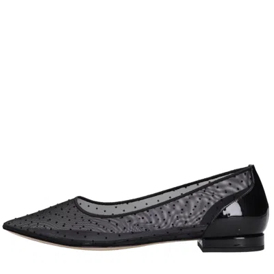 Casadei Flat Shoes Black In Nero Scuri