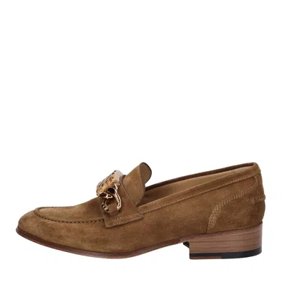 Casadei Flat Shoes Brown In Marrone Scuri