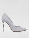 Casadei Sharp Pointed Toe Pump In Silver