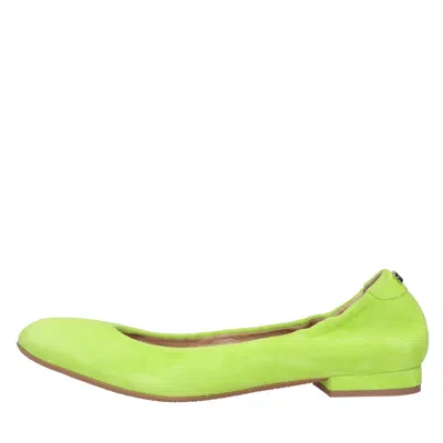 Casadei Flat Shoes In Verde Blu E Verdi