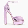 Casadei Flora Intestellar Platform Sandals - Woman Platforms Baby 36 In Baby