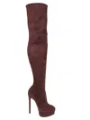 Casadei Flora Arceus - Woman Over The Knee Ladybug 37.5 In Brown