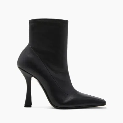 Casadei Geraldine 100mm Leather Boots In Black